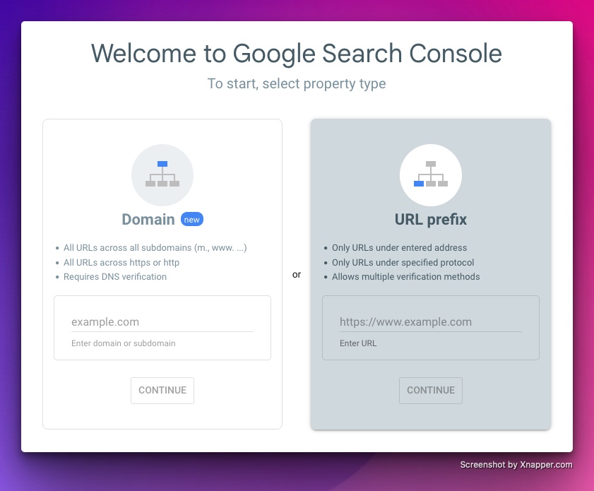 Step 1- Open The Google Search Console site