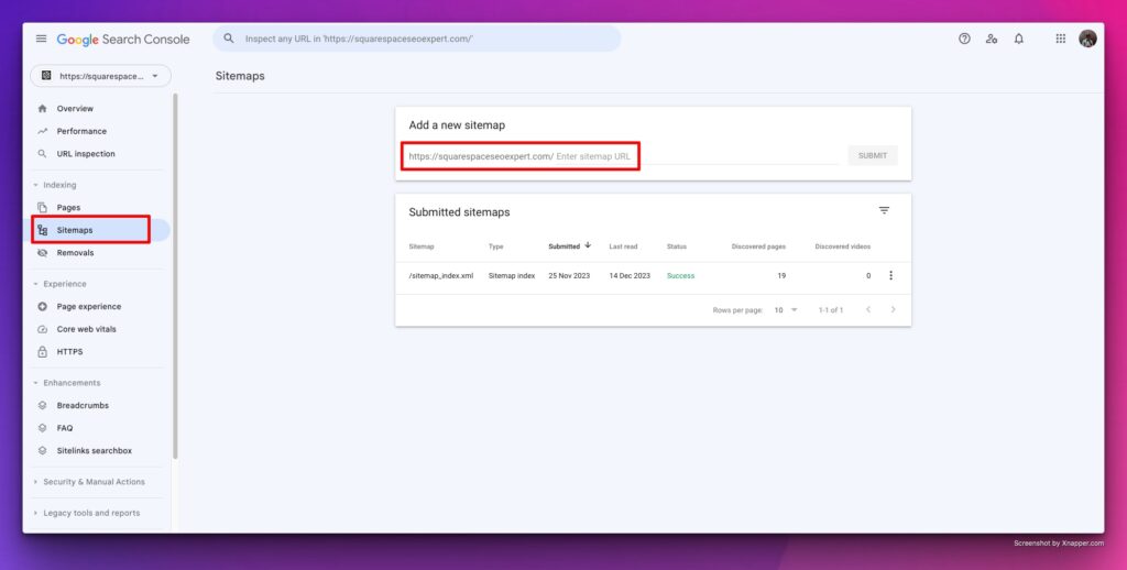 Submit A Sitemap On Google Search Console